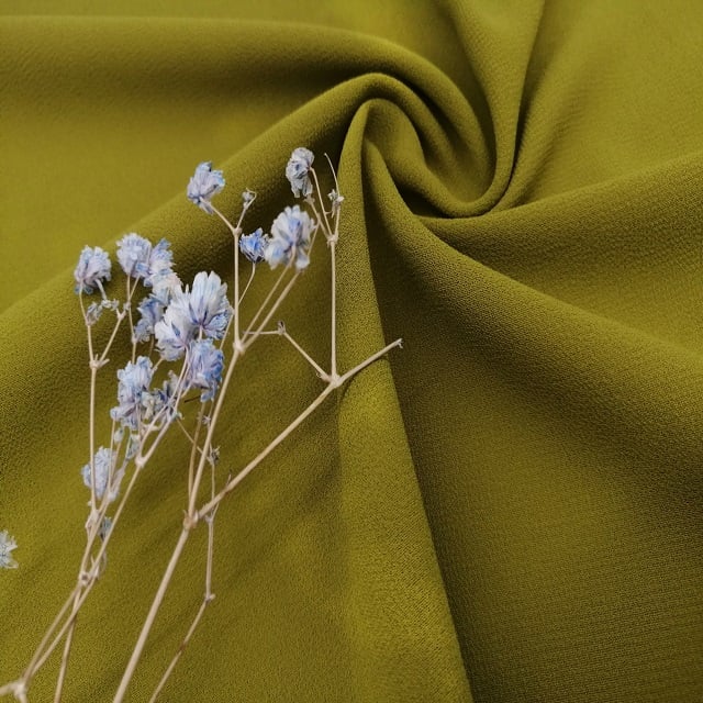 105GSM  2800twist 100% poly Plain Dyed chiffon  Fabric