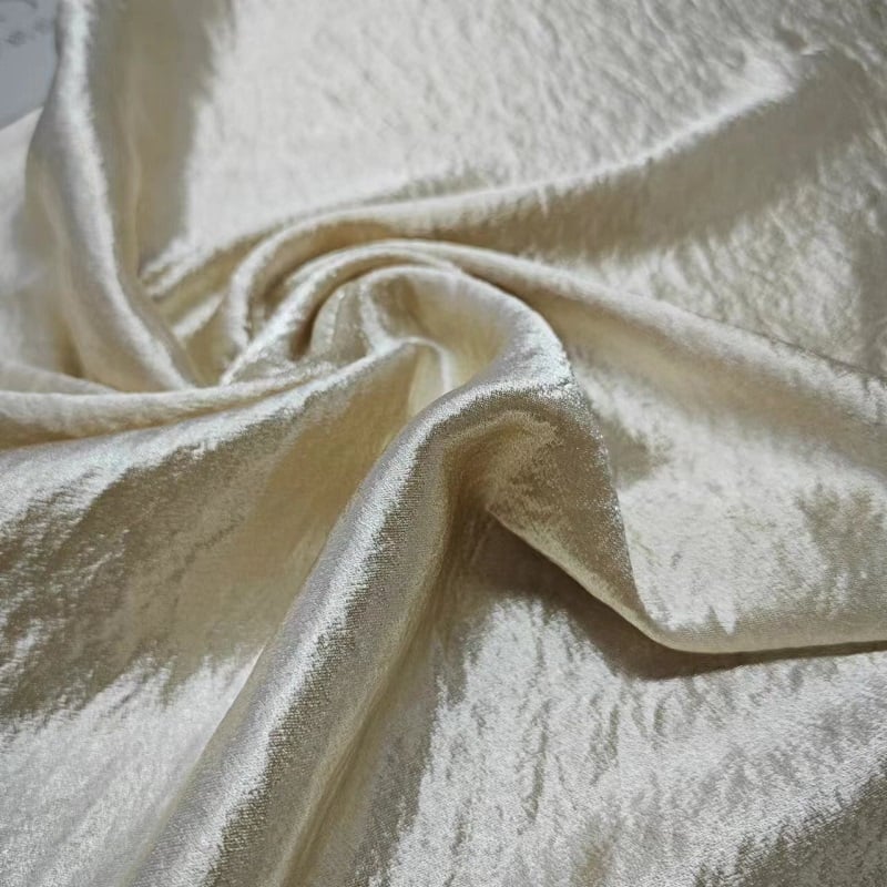 Fashion 100% Polyester Airflow Shinning Satin Woven Fabric